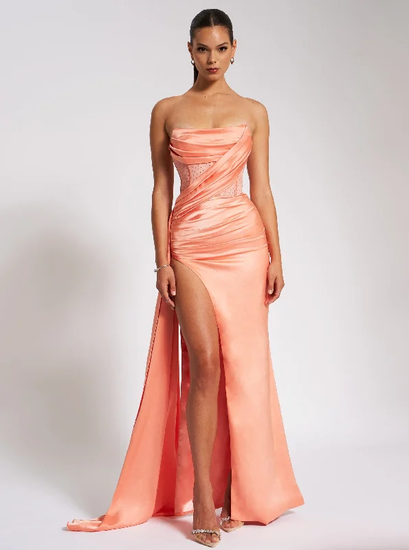 holly-coral-crystallized-corset-high-slit-satin-gown