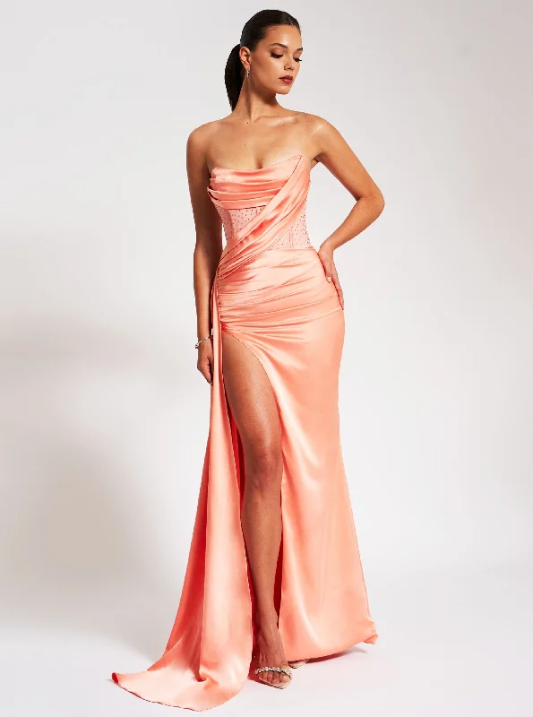 holly-coral-crystallized-corset-high-slit-satin-gown