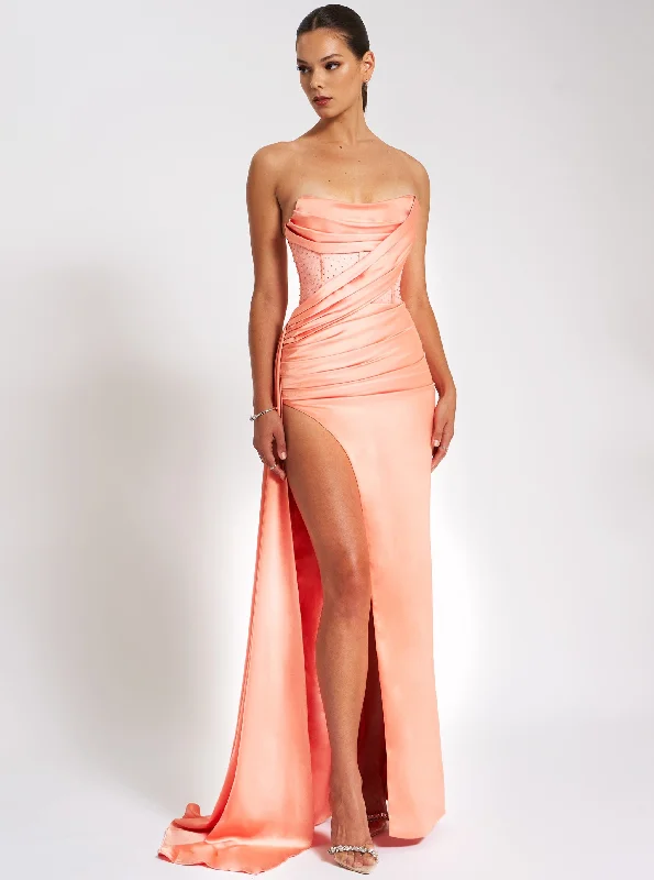 holly-coral-crystallized-corset-high-slit-satin-gown