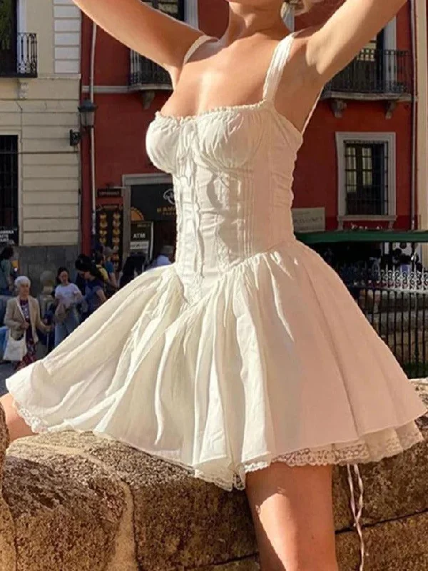 lace-panel-pleated-dress lace-panel-pleated-dress