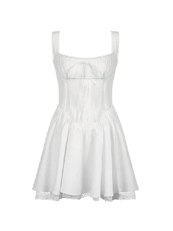 lace-panel-pleated-dress lace-panel-pleated-dress