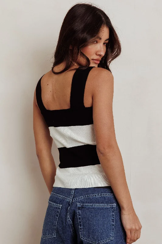 lisa-striped-knit-tank-top-black-white