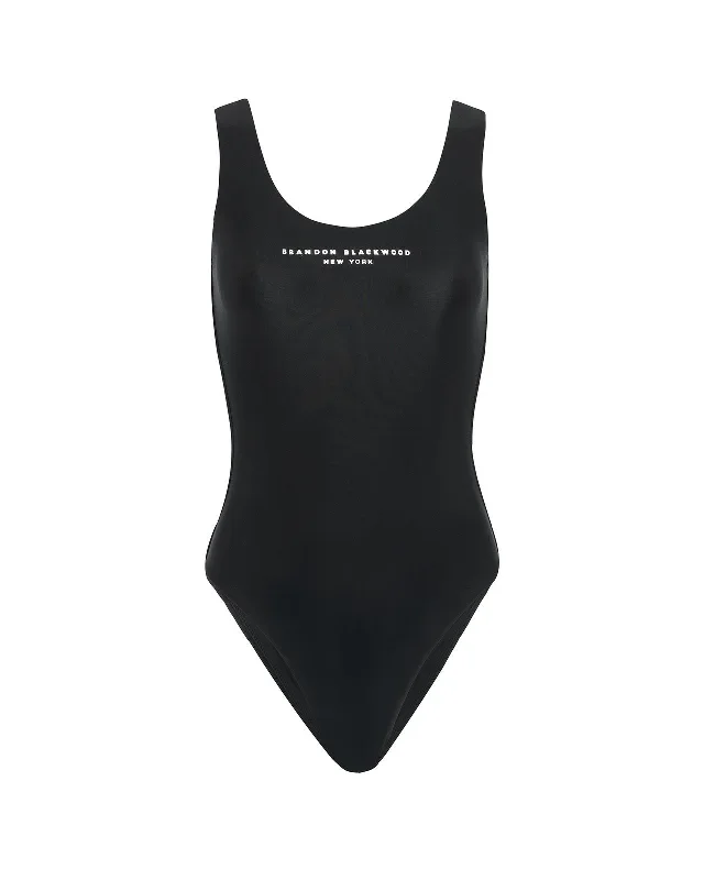 Logo One-Piece Swimsuit