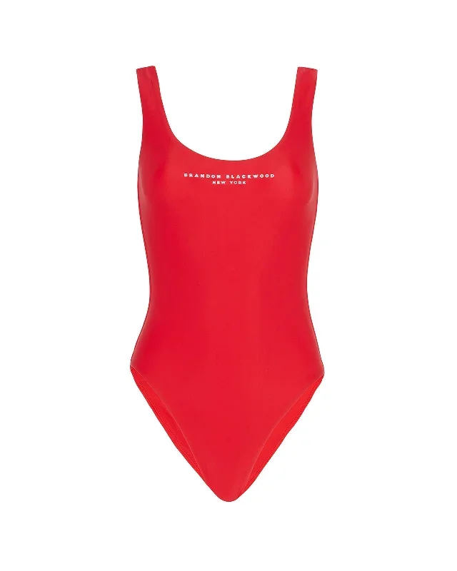 Logo One-Piece Swimsuit