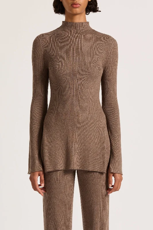 malo-knit-tunic-mocha