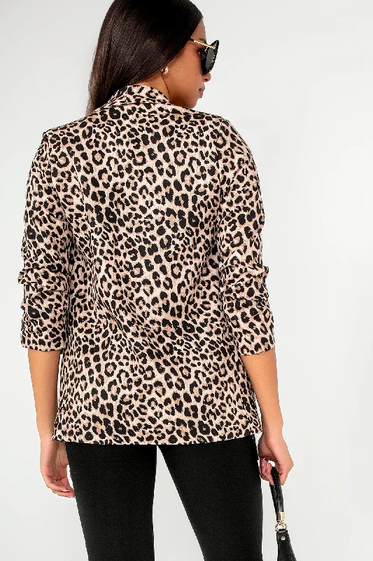 maxine-leopard-print-ruched-sleeve-blazer