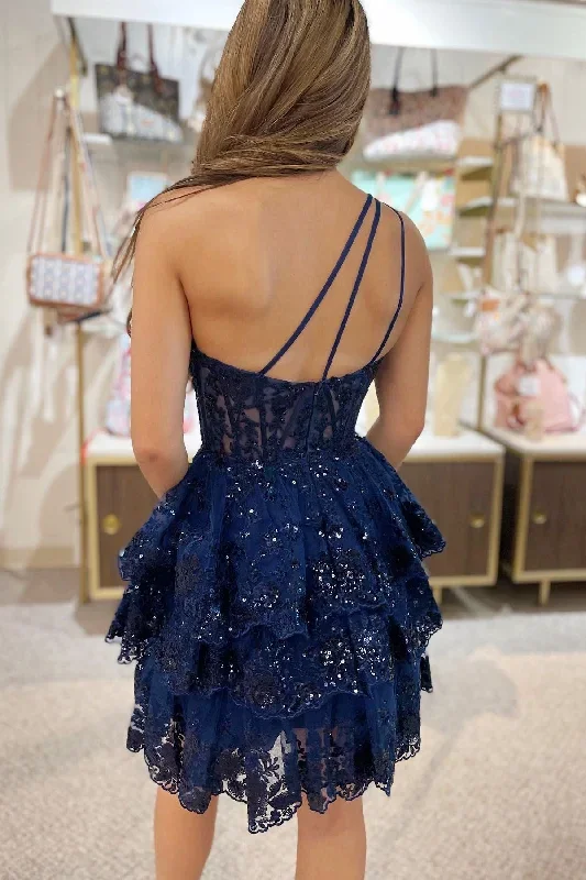 navy-blue-sequin-embroidery-one-shoulder-a-line-homecoming-dress