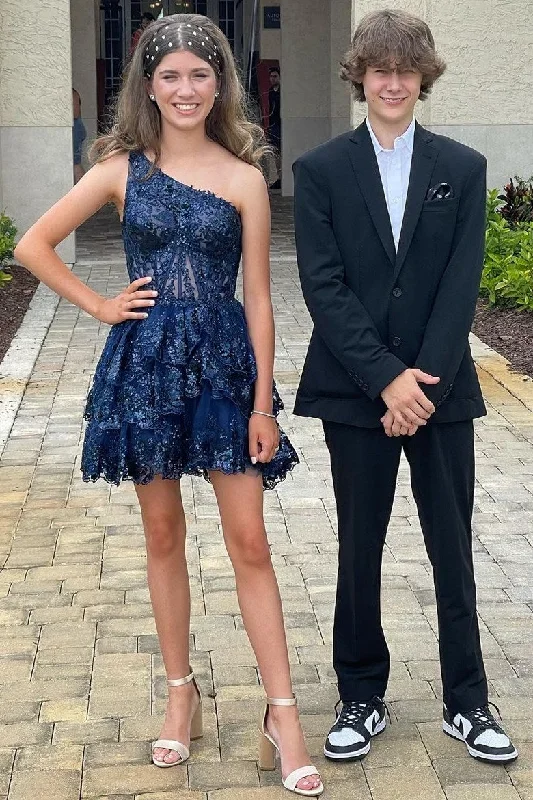 navy-blue-sequin-embroidery-one-shoulder-a-line-homecoming-dress