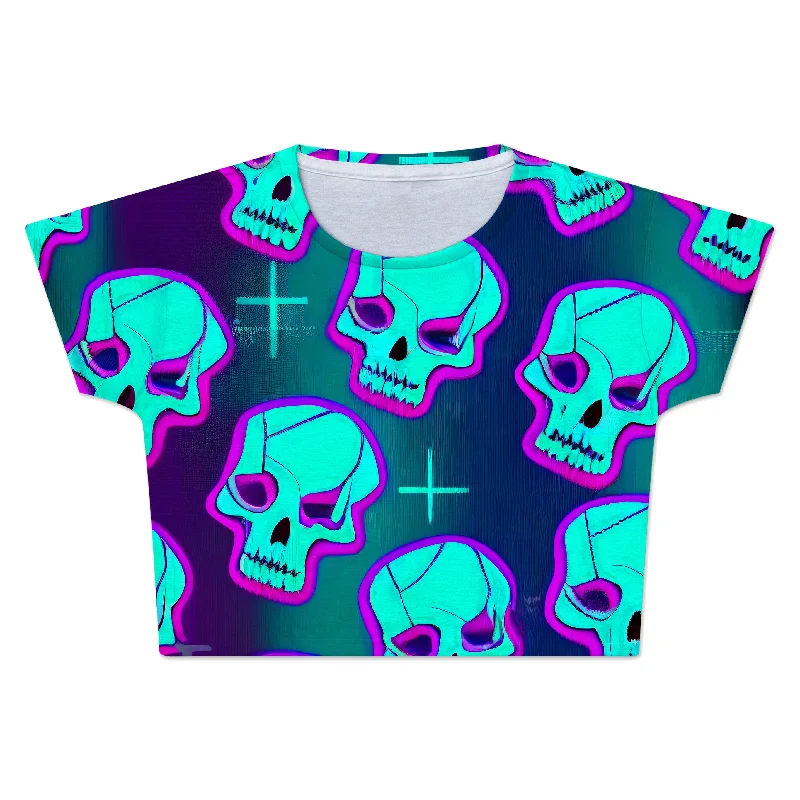 Neon Fright Crop Tee