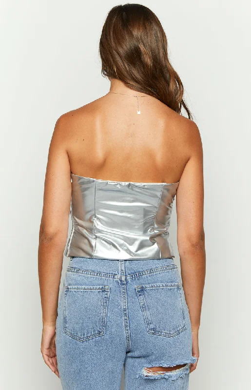 never-there-silver-metallic-strapless-top