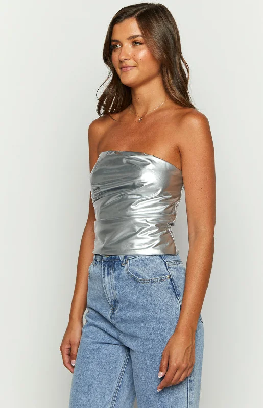 never-there-silver-metallic-strapless-top