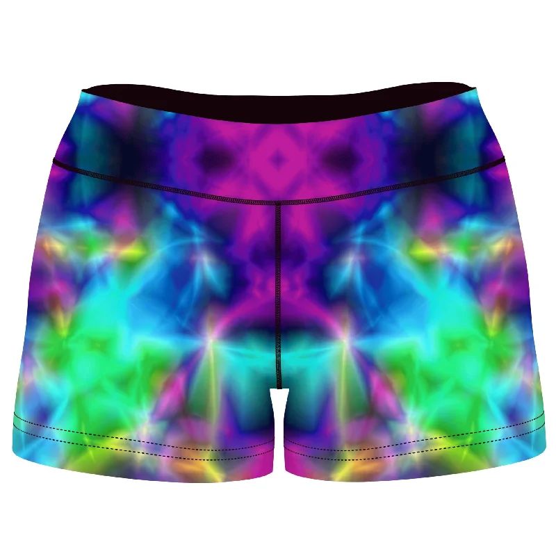 Nous Dissenys Tie-Dye High-Waisted Women's Shorts