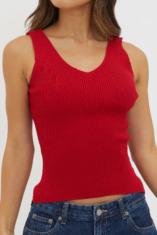 off-duty-v-neck-ribbed-knit-top-maroon