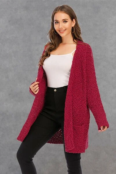 pocketed-open-front-long-sleeve-cardigan