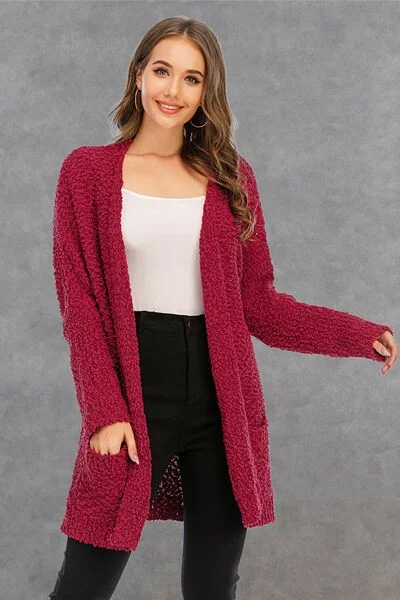 pocketed-open-front-long-sleeve-cardigan