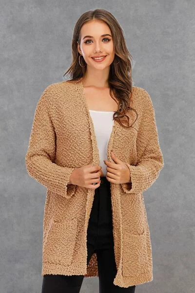 pocketed-open-front-long-sleeve-cardigan