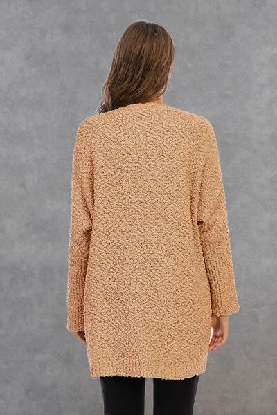 pocketed-open-front-long-sleeve-cardigan