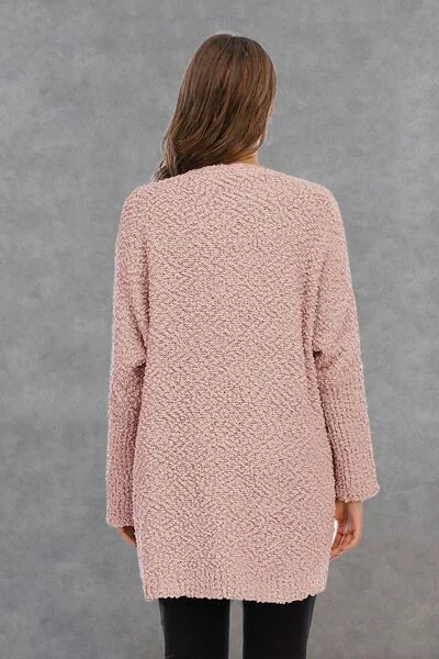 pocketed-open-front-long-sleeve-cardigan