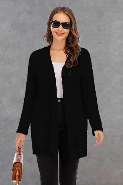 pocketed-open-front-long-sleeve-cardigan