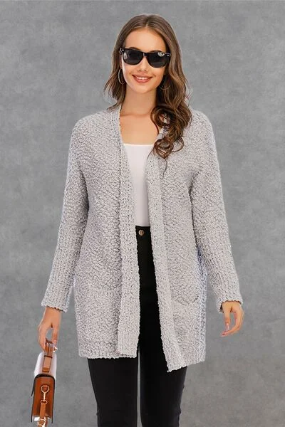 pocketed-open-front-long-sleeve-cardigan