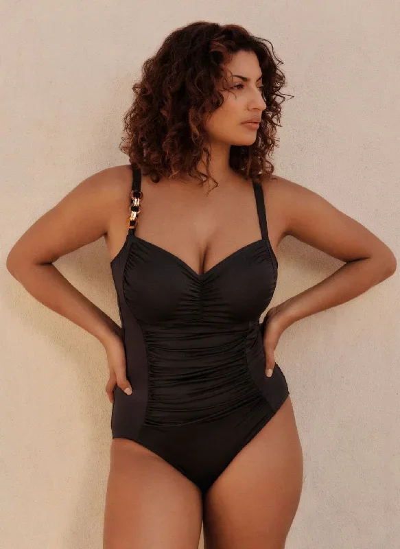 Prima Donna Barrani Full Cup Control Swimsuit Roasted Coffee