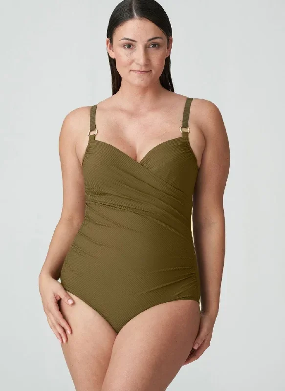 Prima Donna Sahara Control Swimsuit Olive