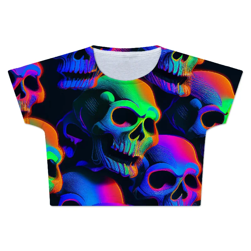 Psychedelic Nightmare Crop Tee