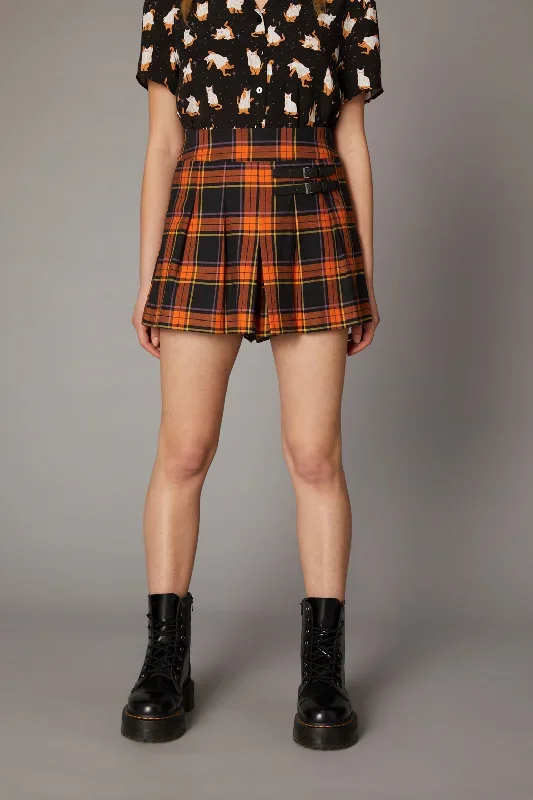 pumpkin-tartan-skort