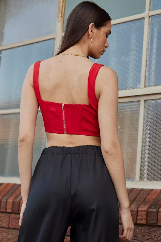 red-corset-top-sleeveless-square-neck-crop-structured-wcc1158-47wb