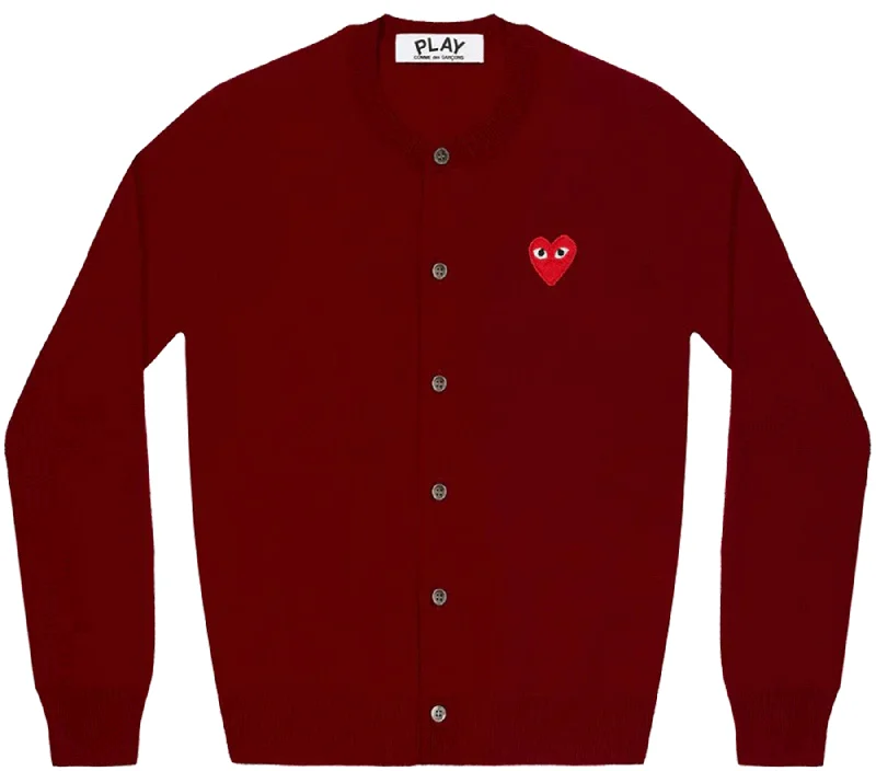 Red Emblem Cardigan Women