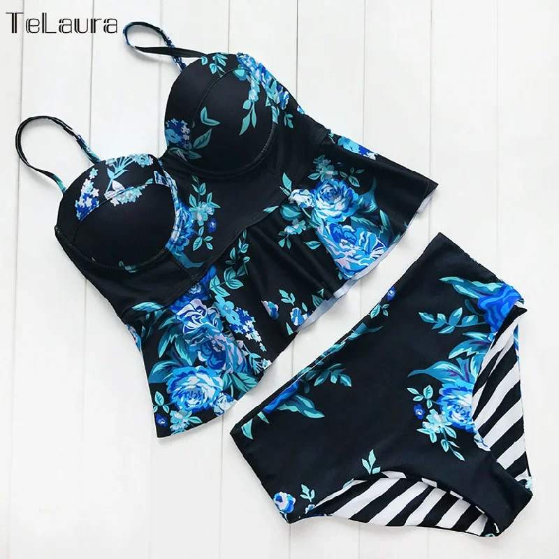 sexy-bikini-swimwear-women-push-up-swimsuit-high-waisted-bathing-suit-floral-biquini-two-piece-bikinis-tankini-beachwear