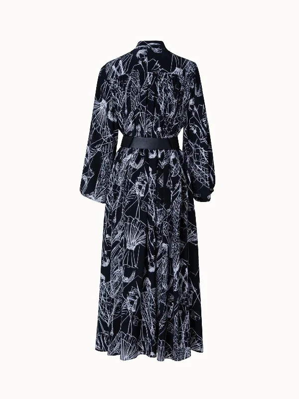 silk-kaftan-dress-with-croquis-druck-black-cream silk-kaftan-dress-with-croquis-druck-black-cream