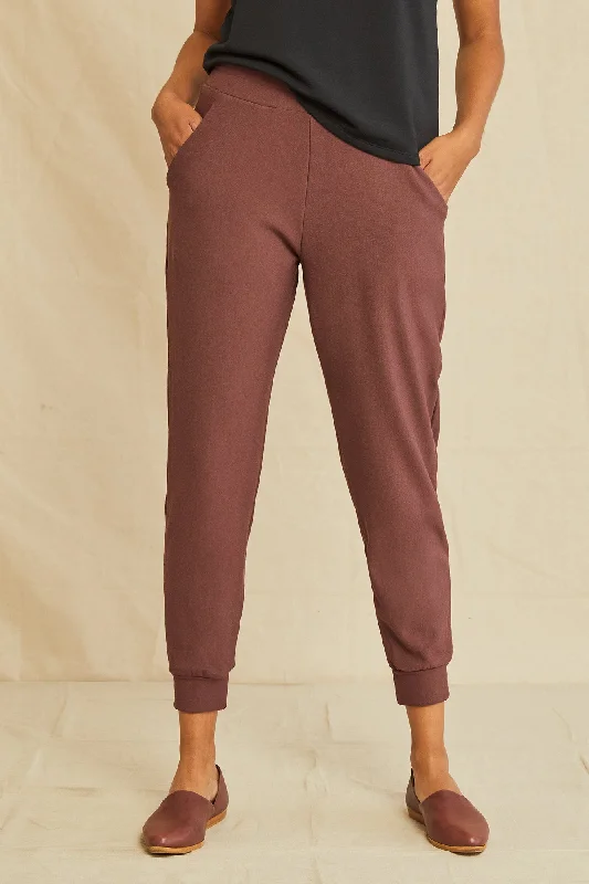 Skylar Luxe Fleece Joggers - Mocha