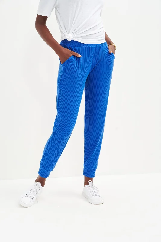 Skylar Paris Rib Joggers - Lapis