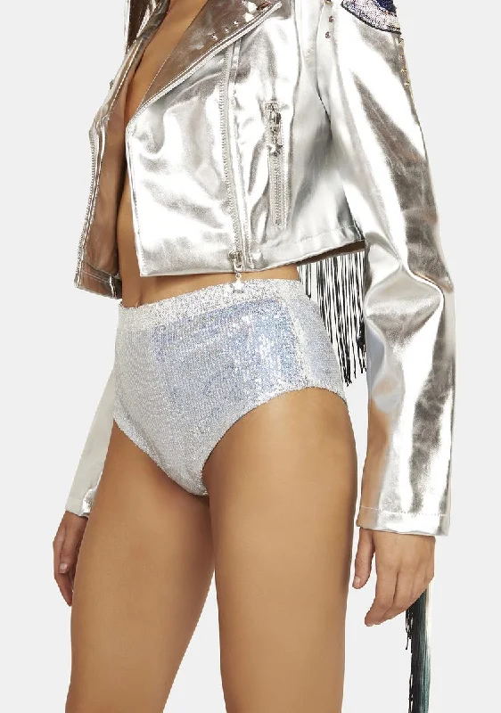 Sparkle Realm Sequin Hot Shorts