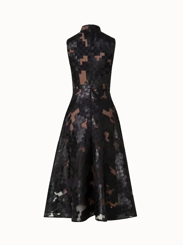 square-jacquard-midi-dress-black