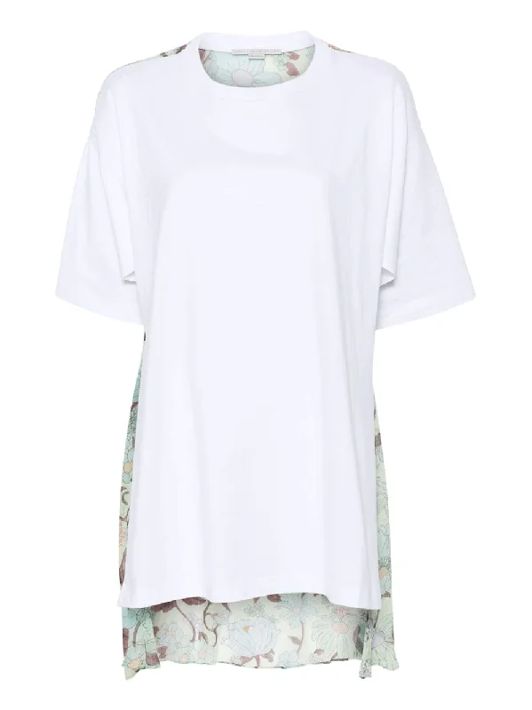 Flower Chiffon T-Shirt