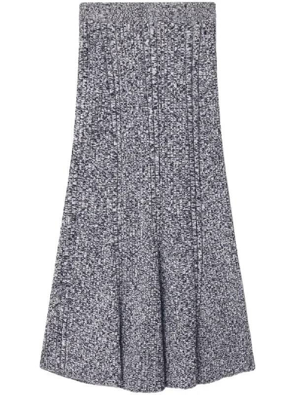 Mouline Rib Knit Skirt