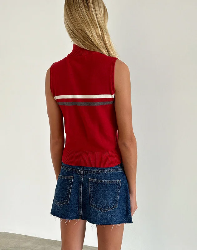 tabeya-sleeveless-knit-jacket-red-q118