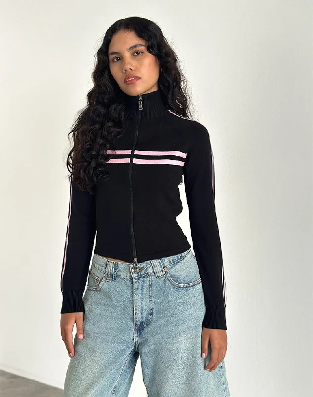 talisa-jckt-zip-thru-black-q006-w-pink