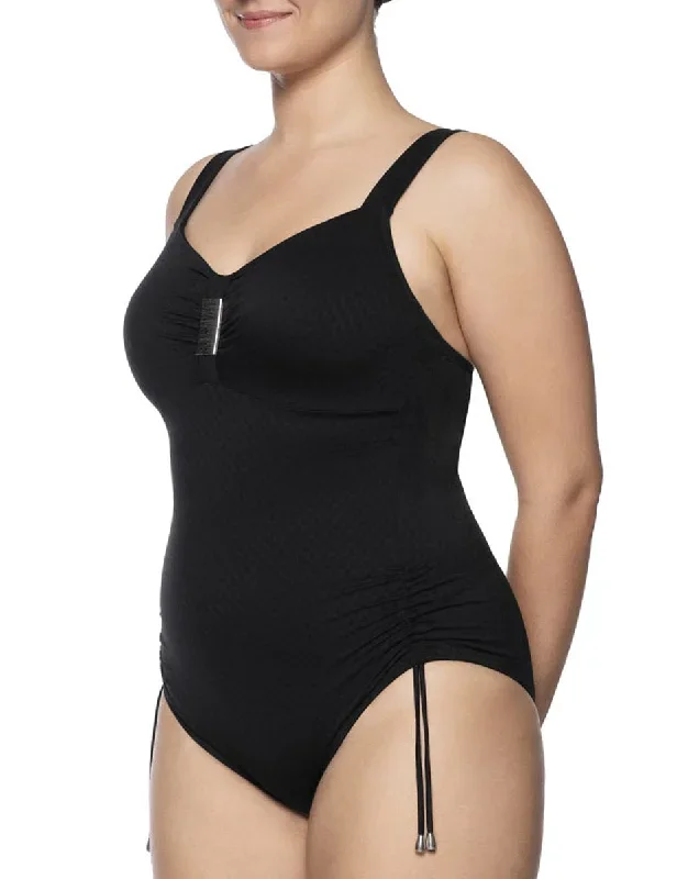 Ulla St Tropez Underwired Swimsuit Black