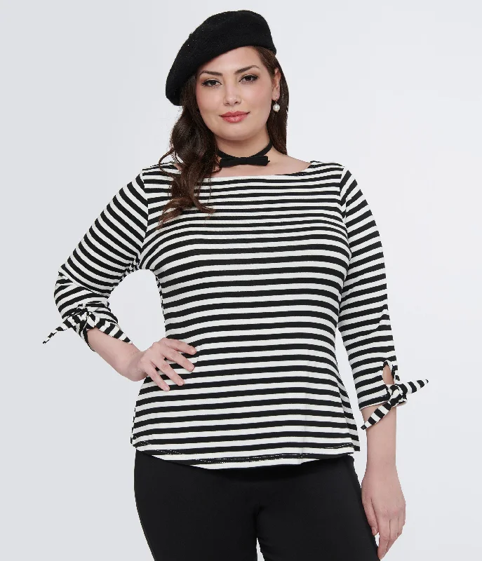 unique-vintage-plus-size-1950s-black-white-stripe-gracie-top