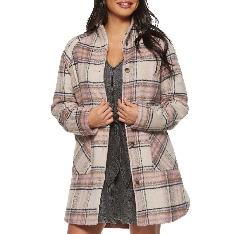 Flag & Anthem Women's Anetas Reversible Plaid Flannel Jacket