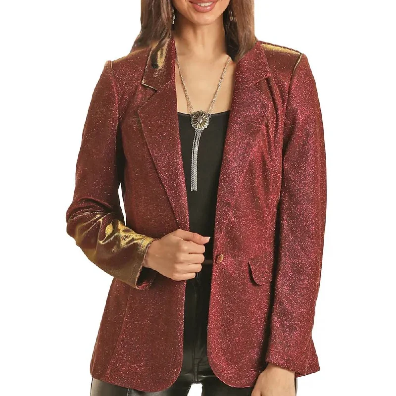 Rock & Roll Denim Women's Iridescent Blazer