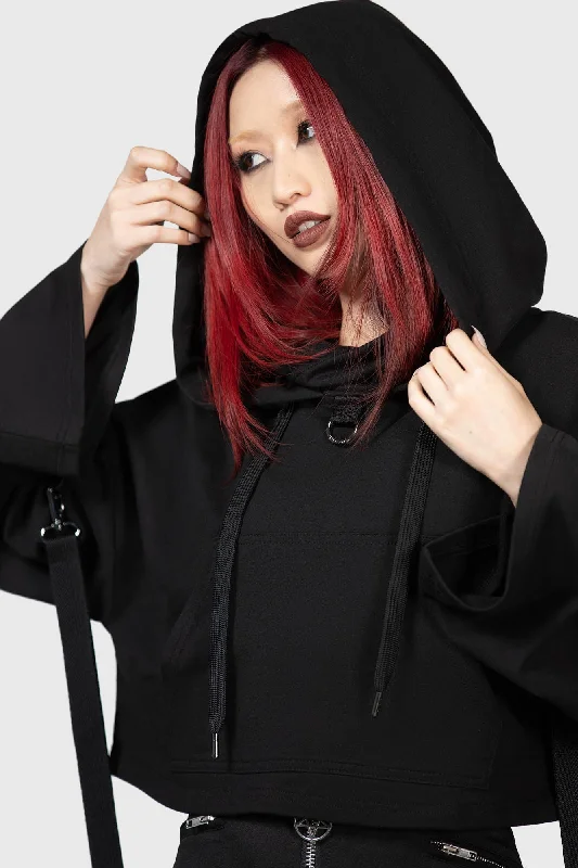 Warlock Crop Hoodie