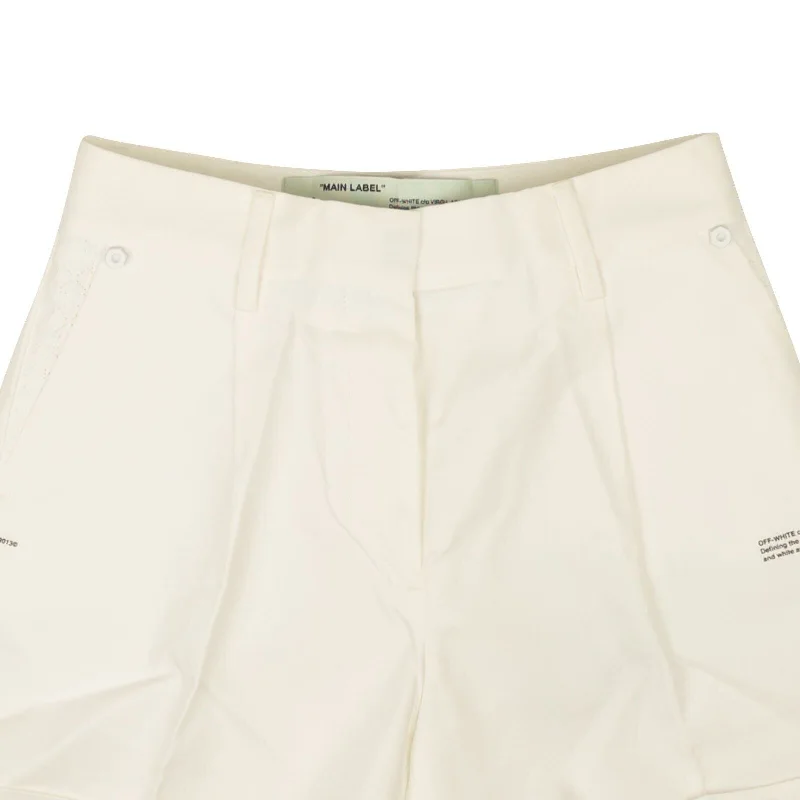 white-cotton-logo-formal-shorts