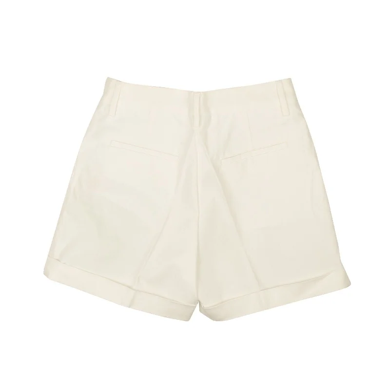 white-cotton-logo-formal-shorts