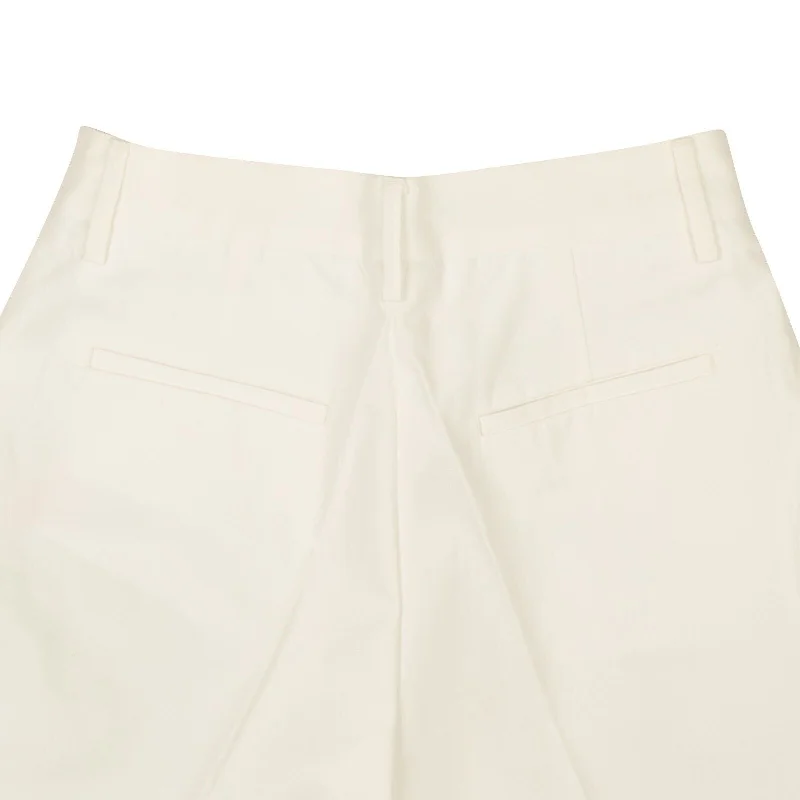 white-cotton-logo-formal-shorts