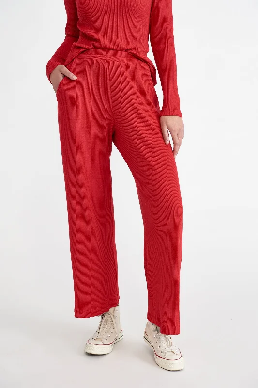 Willow Paris Rib Pants - Zinnia