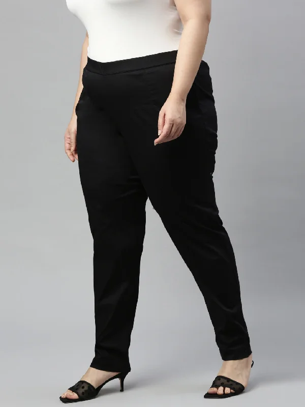 women-black-cotton-stretch-pants